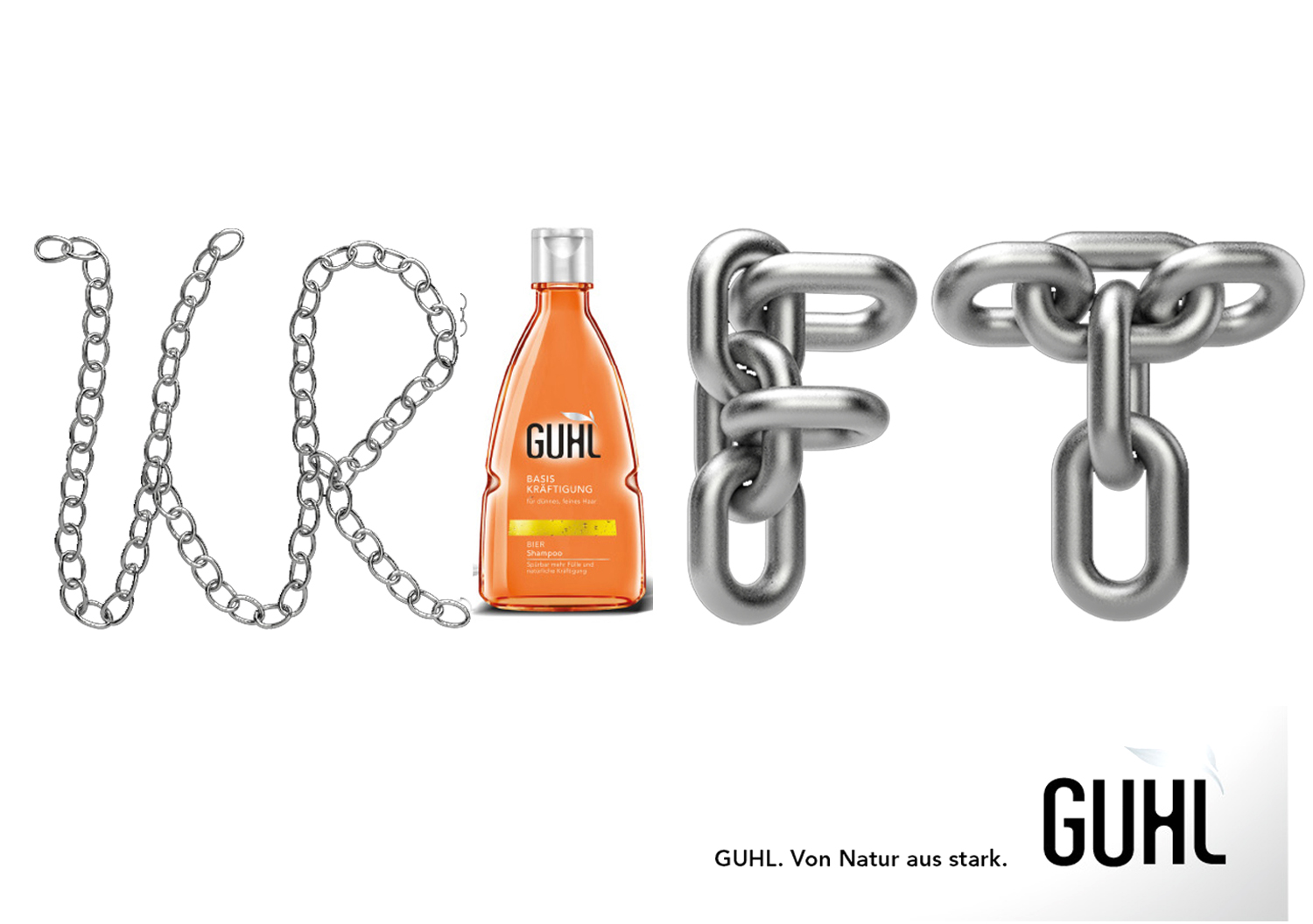 GUHL Kraft — Ketten-Detailrendering