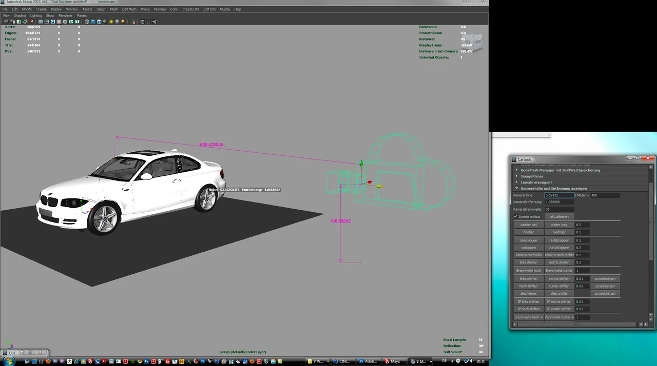 Perspective Tool — bookmark manager and camera settings
