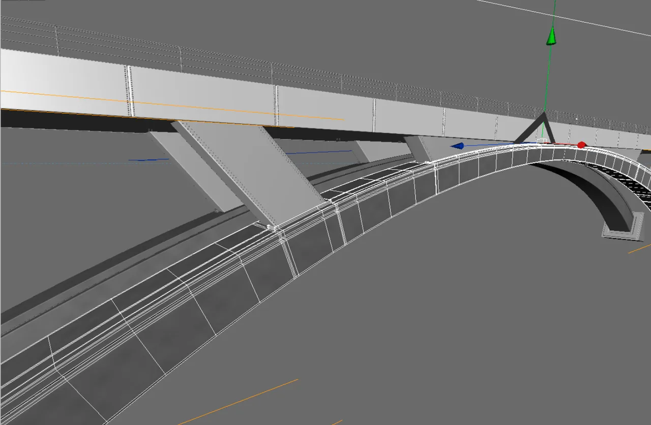 RRX Brücke — Viewport-Screenshot Modeling