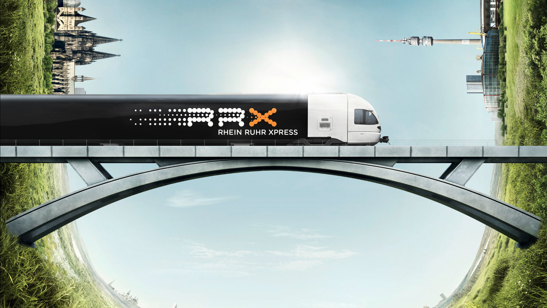 RRX Brücke — Architekturvisualisierung