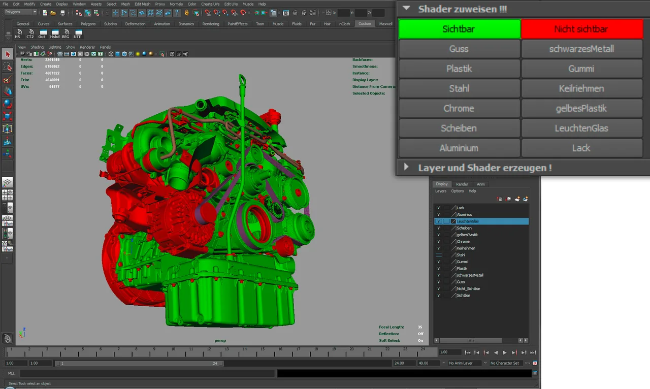 MotCleaner — Maya-Tool zur CAD-Bereinigung